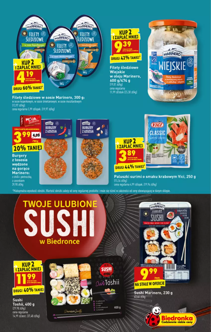 Gazetka promocyjna Biedronka - W tym tygodniu - ważna 24.01 do 30.01.2022 - strona 17 - produkty: Burger, Fa, Gra, Olej, Sos, Surimi, Sushi