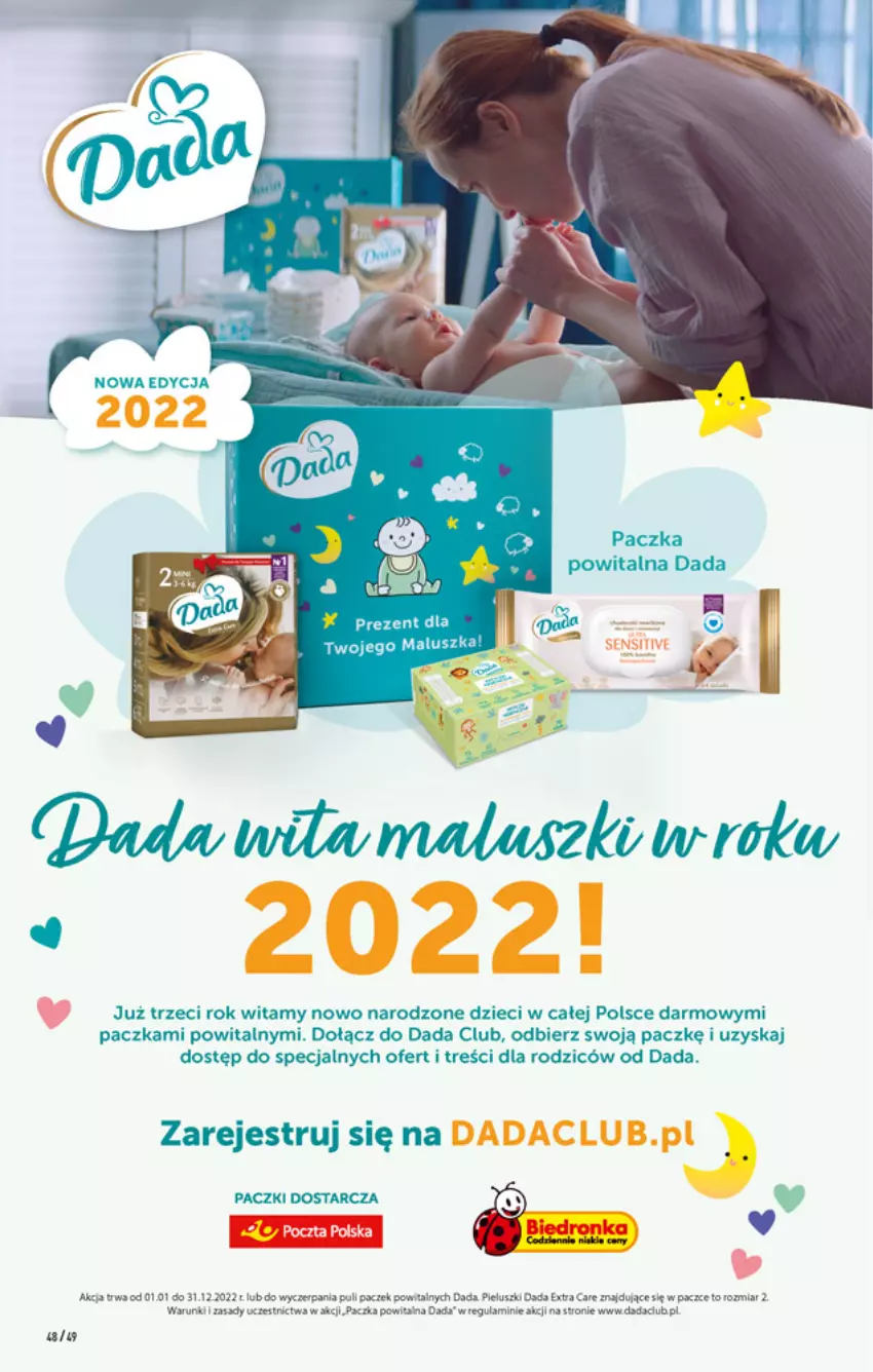 Gazetka promocyjna Biedronka - W tym tygodniu - ważna 24.01 do 30.01.2022 - strona 48 - produkty: Dada, Dzieci