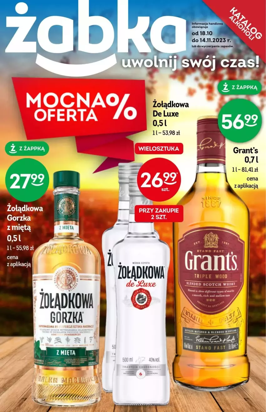 Gazetka promocyjna Żabka - ważna 18.10 do 14.11.2023 - strona 1 - produkty: Fa, Gra