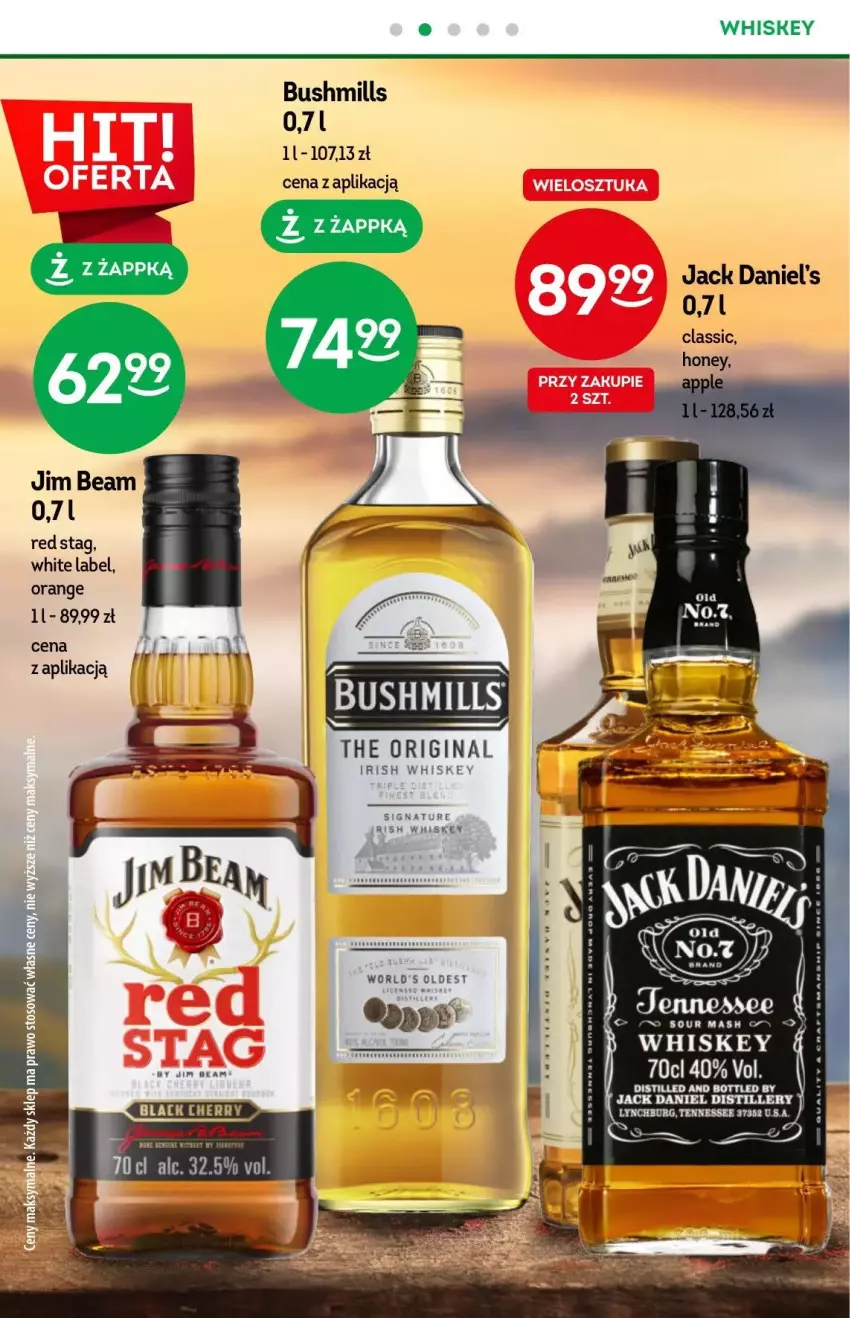 Gazetka promocyjna Żabka - ważna 18.10 do 14.11.2023 - strona 2 - produkty: Bushmills, Fa, Gin, Jim Beam, Lack, Whiskey