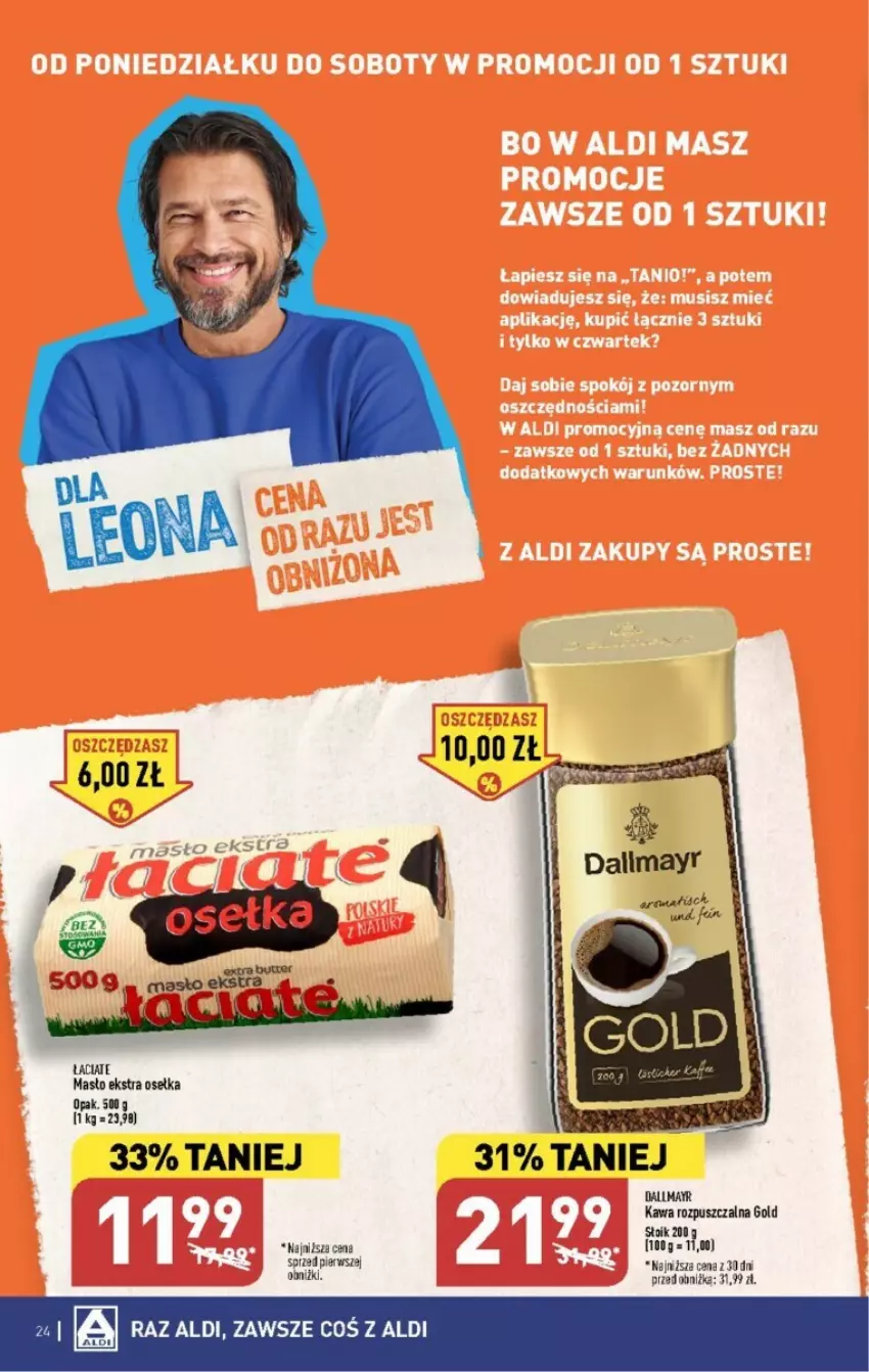 Gazetka promocyjna Aldi - ważna 04.09 do 09.09.2023 - strona 17 - produkty: Dallmayr, Masło