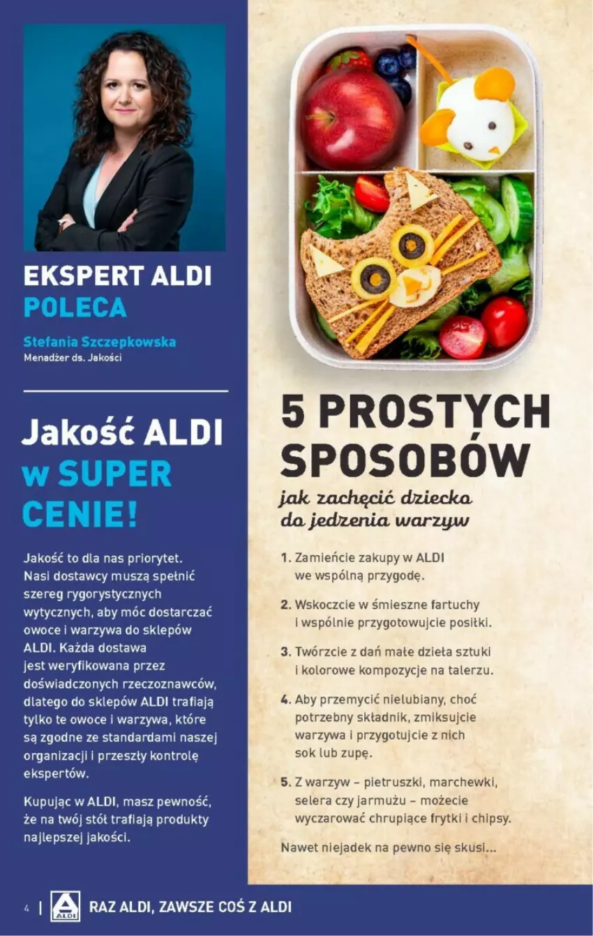 Gazetka promocyjna Aldi - ważna 04.09 do 09.09.2023 - strona 31 - produkty: Chipsy, Fa, Frytki, Jarmuż, Koc, Mus, Owoce, Sok, Stół, Talerz, Warzywa