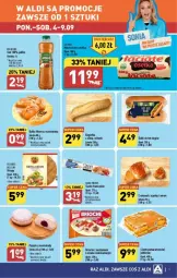 Gazetka promocyjna Aldi - Gazetka - ważna od 09.09 do 09.09.2023 - strona 34 - produkty: Sok, Ser, Hot dog, Bułka fitness, Croissant, Bagietka, Mola, Bułki do hot dogów, Bułka