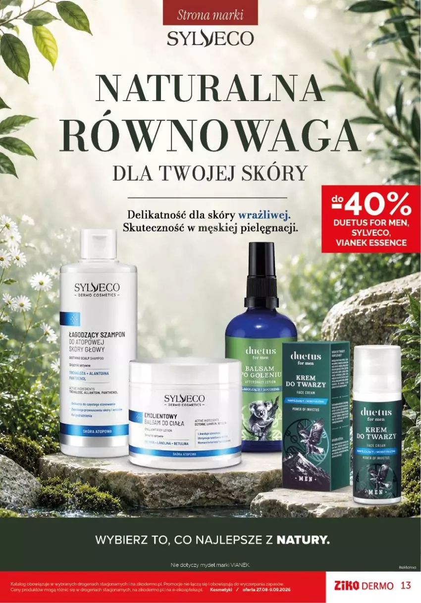 Gazetka promocyjna Ziko - Gazetka Ziko Dermo - ważna 27.08 do 09.09.2026 - strona 13 - produkty: Fa, Ser, Szampon, Top, Waga