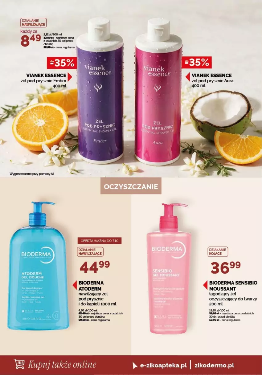 Gazetka promocyjna Ziko - Gazetka Ziko Dermo - ważna 27.08 do 09.09.2026 - strona 8 - produkty: Apteka, Atoderm, Bioderma, Fa, NBA