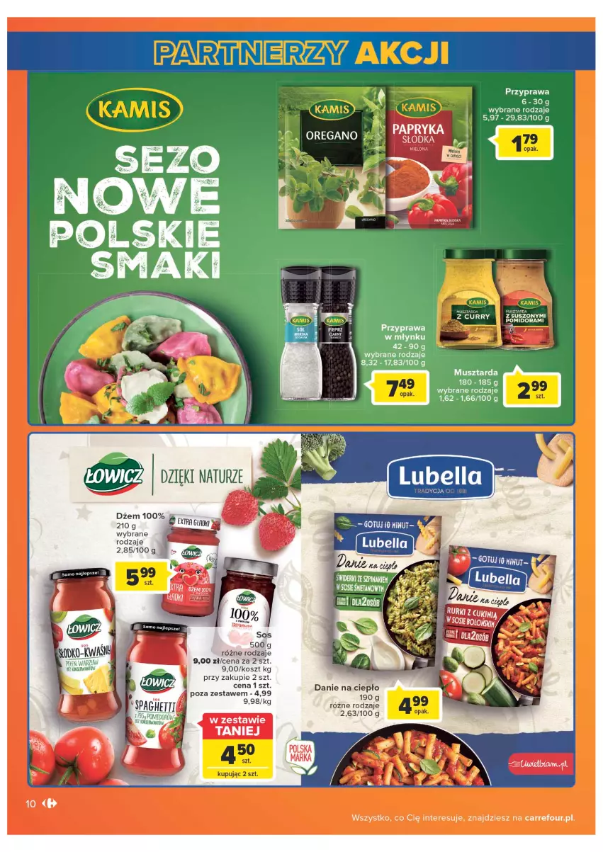 Gazetka promocyjna Carrefour - Gazetka Carrefour - ważna 04.05 do 28.05.2022 - strona 10 - produkty: Kosz, Mus, Musztarda, Rurki, Sos