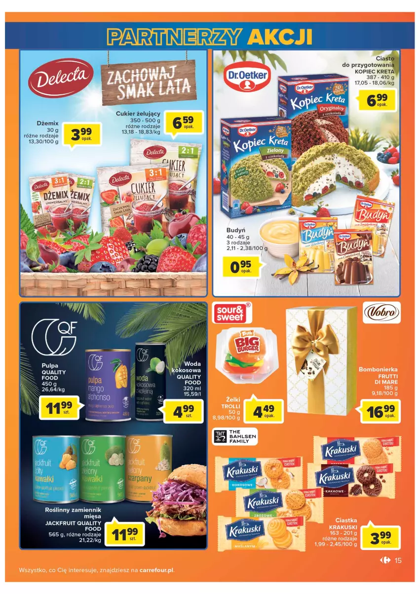 Gazetka promocyjna Carrefour - Gazetka Carrefour - ważna 04.05 do 28.05.2022 - strona 15 - produkty: Dżem, Fa, Kopiec Kreta, Kret, Piec, Saska