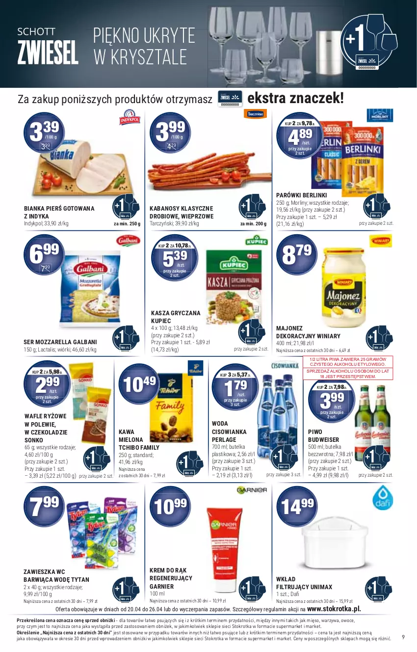 Gazetka promocyjna Stokrotka - Supermarket - ważna 20.04 do 26.04.2023 - strona 9 - produkty: Gra, Kawa, Mięso, Owoce, Piwa, Warzywa