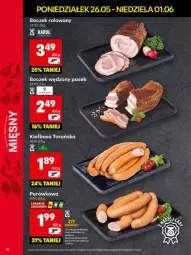 Gazetka promocyjna Delikatesy Centrum - Franczyza DC22 Poniedziałek - Gazetka - ważna od 01.06 do 01.06.2025 - strona 16 - produkty: Rum, Pasek, Boczek, Kiełbasa