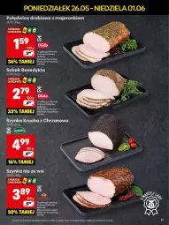 Gazetka promocyjna Delikatesy Centrum - Franczyza DC22 Poniedziałek - Gazetka - ważna od 01.06 do 01.06.2025 - strona 17 - produkty: Chrzan, Polędwica, Rum, Schab Benedykta, Dron, Lody, Szynka