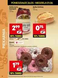 Gazetka promocyjna Delikatesy Centrum - Franczyza DC22 Poniedziałek - Gazetka - ważna od 01.06 do 01.06.2025 - strona 18 - produkty: Rum, Inka, Cukier, Tarta, Bułka tarta, Donut, Bułka