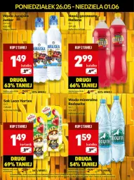 Gazetka promocyjna Delikatesy Centrum - Franczyza DC22 Poniedziałek - Gazetka - ważna od 01.06 do 01.06.2025 - strona 33 - produkty: Sok, Rum, Leon, Woda mineralna, Woda, Hortex