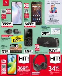 Gazetka promocyjna Selgros - Oferta przemysłowa - Gazetka - ważna od 17.05 do 17.05.2023 - strona 12 - produkty: Halo, Duracell, JBL, Telefon, Słuchawki, Głośnik, MyPhone, Słuchawki bezprzewodowe, Głośnik bluetooth, Smartfon