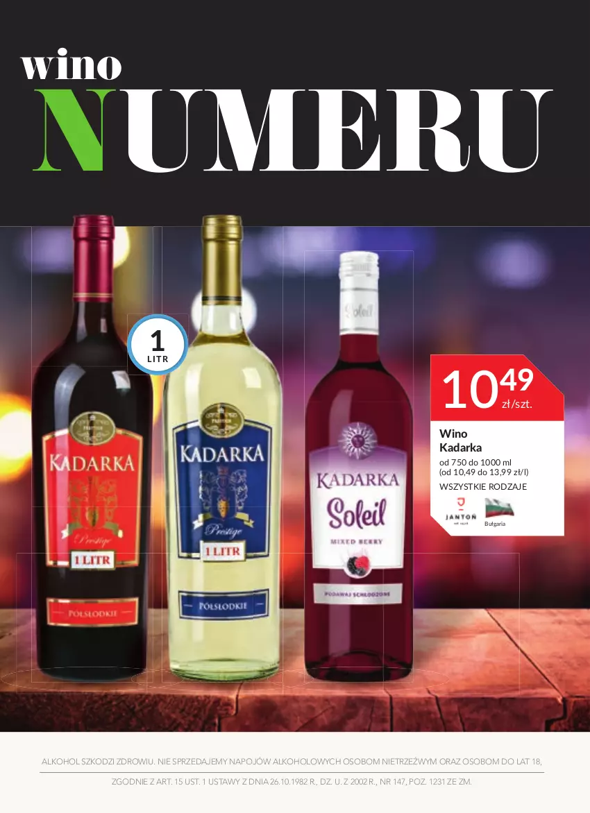 Gazetka promocyjna Stokrotka - Oferta alkoholowa - ważna 31.03 do 27.04.2022 - strona 31 - produkty: Wino