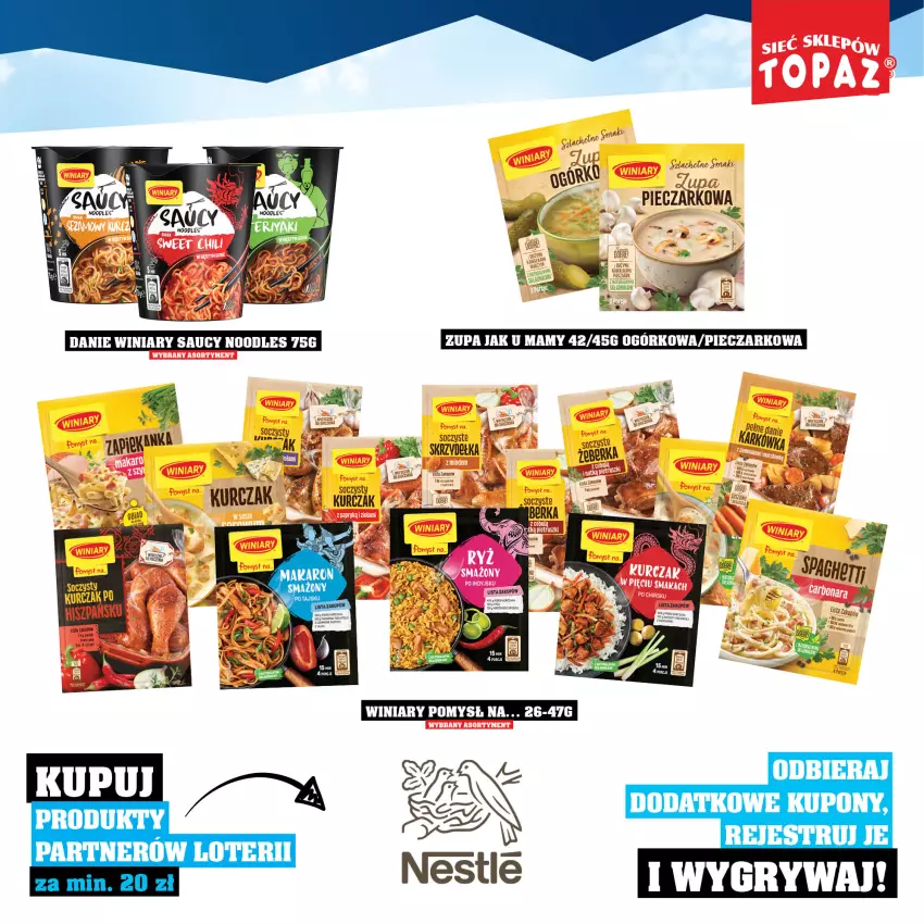 Gazetka promocyjna Topaz - Gazetka - ważna 01.12.2025 do 18.01.2026 - strona 41 - produkty: Fa, Gry, Kurczak, Piec, Smażony kurczak, Winiary