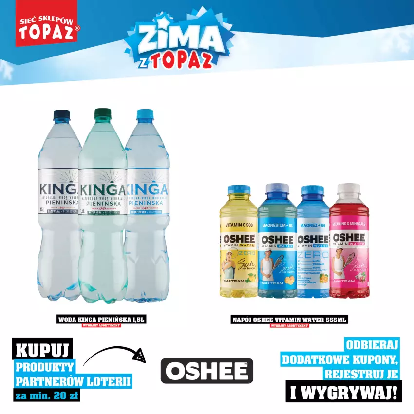 Gazetka promocyjna Topaz - Gazetka - ważna 01.12.2025 do 18.01.2026 - strona 66 - produkty: Gry, Oshee, Woda