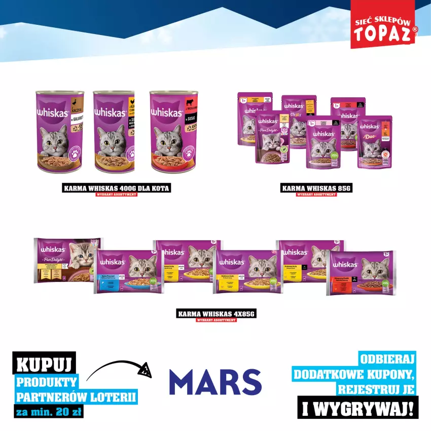 Gazetka promocyjna Topaz - Gazetka - ważna 01.12.2025 do 18.01.2026 - strona 89 - produkty: Fa, Gry, Mars, Whiskas