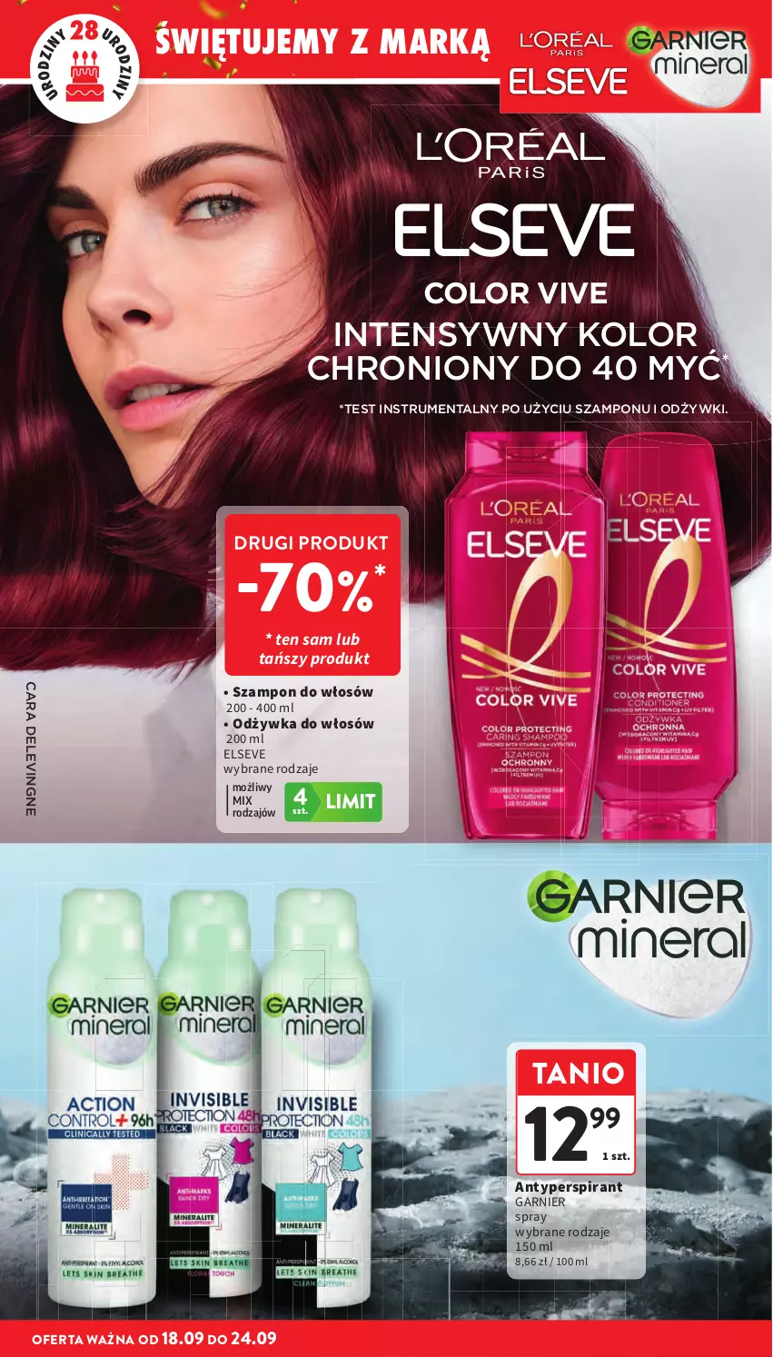 Gazetka promocyjna Intermarche - Gazetka Intermarche - ważna 18.09 do 24.09.2025 - strona 16 - produkty: Antyperspirant, Elseve, Garnier, Odżywka, Rum, Szampon
