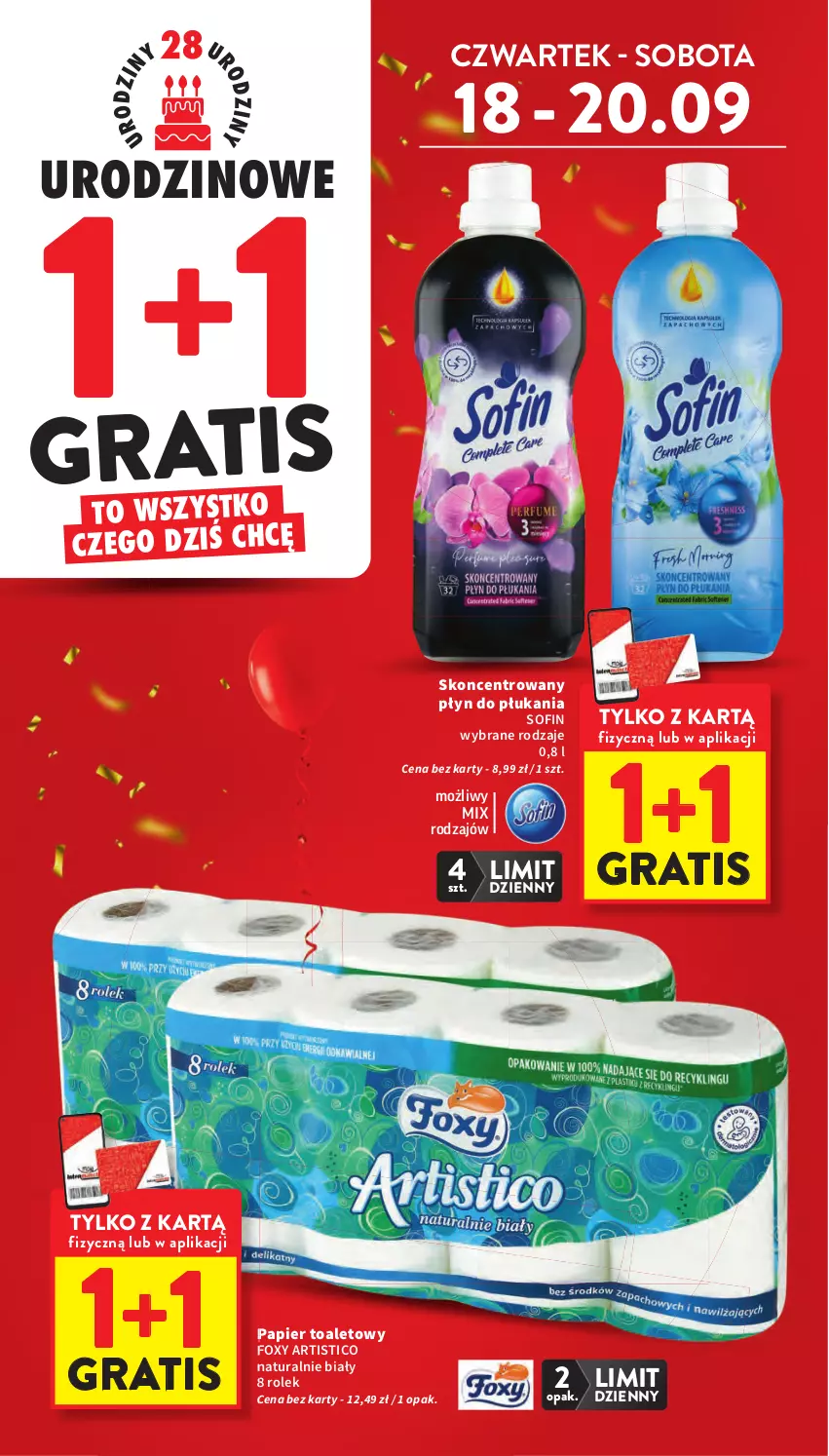 Gazetka promocyjna Intermarche - Gazetka Intermarche - ważna 18.09 do 24.09.2025 - strona 2 - produkty: Foxy, Gra, Papier, Papier toaletowy, Płyn do płukania