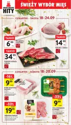 Gazetka promocyjna Intermarche - Gazetka Intermarche - Gazetka - ważna od 24.09 do 24.09.2025 - strona 22 - produkty: Medaliony indycze, Kurczak, Golonka z indyka, Lion, Schab wieprzowy, Szponder wołowy, Kotlet