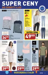 Gazetka promocyjna Aldi - COŚ na przyszły tydzień - Gazetka - ważna od 04.03 do 04.03.2023 - strona 9 - produkty: Sweter, Majtki, Biustonosz, T-shirt, Wełna, Szlafrok, Queentex, Fa