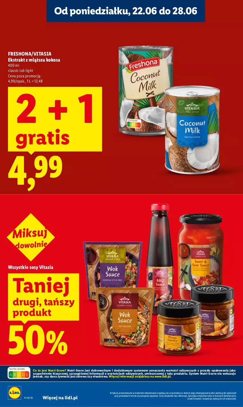 Gazetka promocyjna Lidl - Gazetka ważna od 22.06 do 24.06 - ważna 22.06 do 24.06.2026 - strona 10 - produkty: Gra, Kokos, Sos