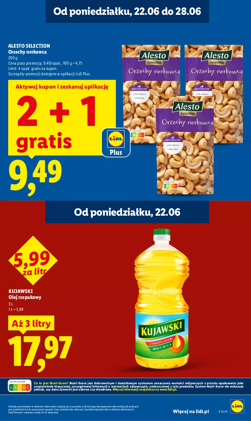 Gazetka promocyjna Lidl - Gazetka ważna od 22.06 do 24.06 - ważna 22.06 do 24.06.2026 - strona 11 - produkty: Gra, Kujawski, Olej, Olej rzepakowy