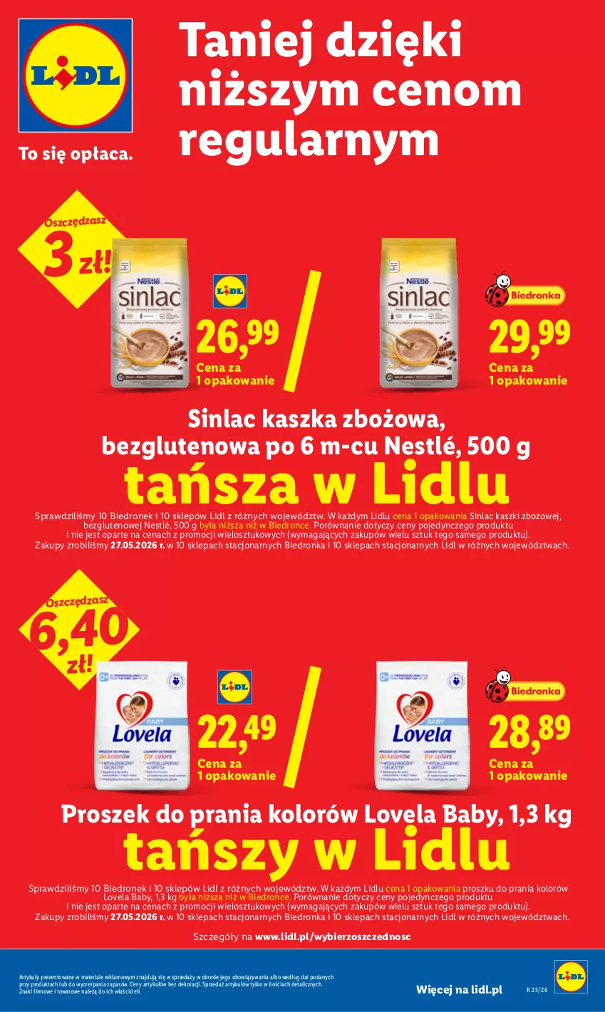 Gazetka promocyjna Lidl - Gazetka ważna od 22.06 do 24.06 - ważna 22.06 do 24.06.2026 - strona 25 - produkty: Dron, Lovela, Nestlé, Por, Proszek do prania, Sinlac