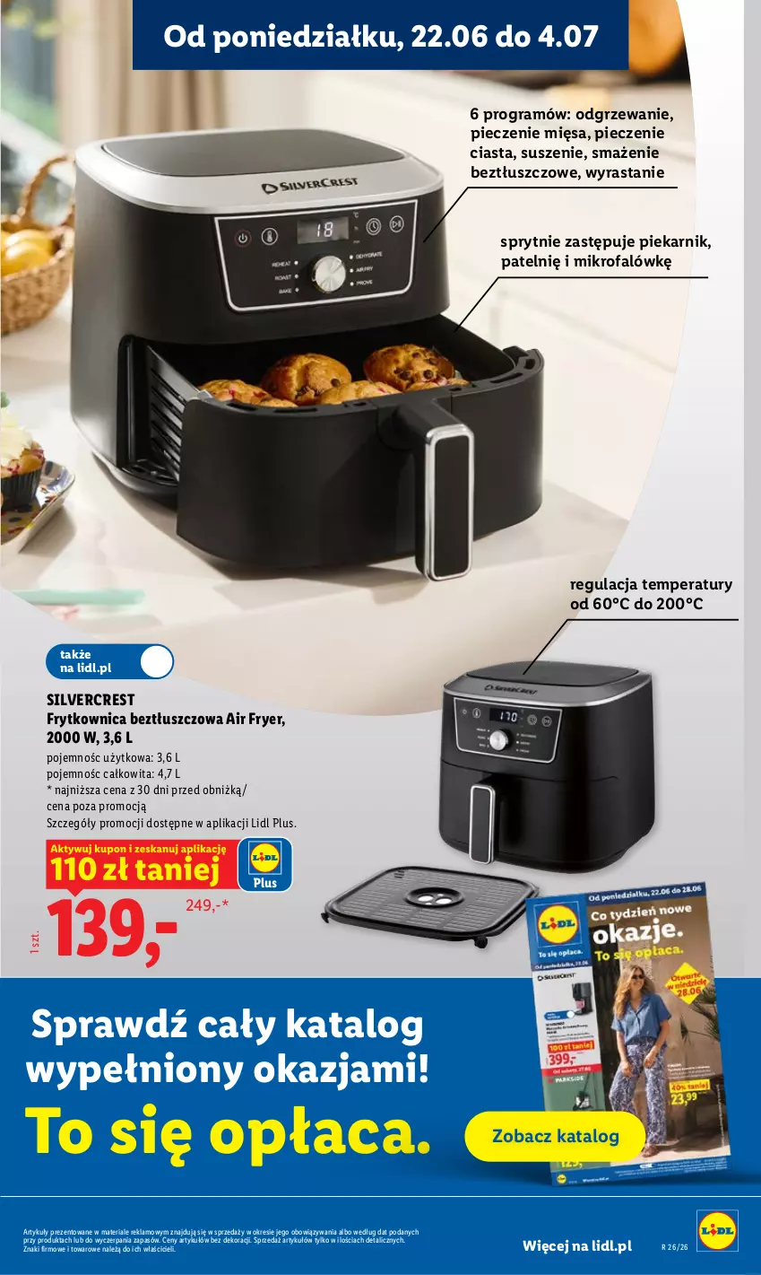 Gazetka promocyjna Lidl - Gazetka ważna od 22.06 do 24.06 - ważna 22.06 do 24.06.2026 - strona 31 - produkty: Fa, Gra, Piec, Piekarnik, Silvercrest