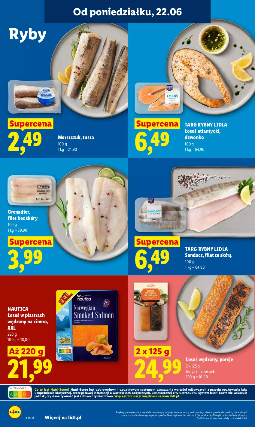 Gazetka promocyjna Lidl - Gazetka ważna od 22.06 do 24.06 - ważna 22.06 do 24.06.2026 - strona 58 - produkty: Czosnek, Grenadier, Por, Sandacz, Tusz