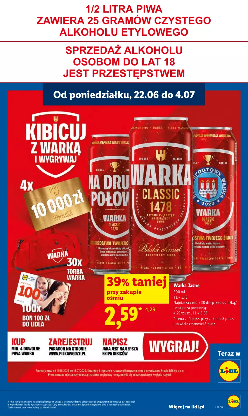 Gazetka promocyjna Lidl - Gazetka ważna od 22.06 do 24.06 - ważna 22.06 do 24.06.2026 - strona 75 - produkty: Tera, Warka