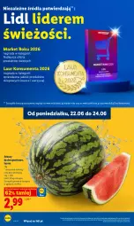 Gazetka promocyjna Lidl - Gazetka ważna od 22.06 do 24.06 - Gazetka - ważna od 24.06 do 24.06.2026 - strona 34 - produkty: Warzywa, Laur, Owoce, Arbuz