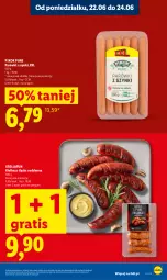 Gazetka promocyjna Lidl - Gazetka ważna od 22.06 do 24.06 - Gazetka - ważna od 24.06 do 24.06.2026 - strona 5 - produkty: Pur, Gra, Parówki, Parówki z szynki, PIKOK, Grill, Kiełbasa, Kiełbasa śląska