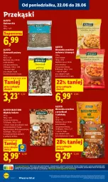 Gazetka promocyjna Lidl - Gazetka ważna od 22.06 do 24.06 - Gazetka - ważna od 24.06 do 24.06.2026 - strona 78 - produkty: Migdały łuskane, Słonecznik prażony, Migdały, Chia, O nas