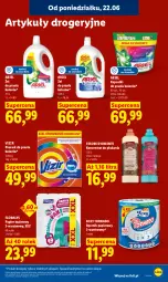 Gazetka promocyjna Lidl - Gazetka ważna od 22.06 do 24.06 - Gazetka - ważna od 24.06 do 24.06.2026 - strona 91 - produkty: Papier, Proszek do prania, Papier toaletowy, Vizir, Ręcznik, Foxy, Flora, Ariel, Kapsułki do prania