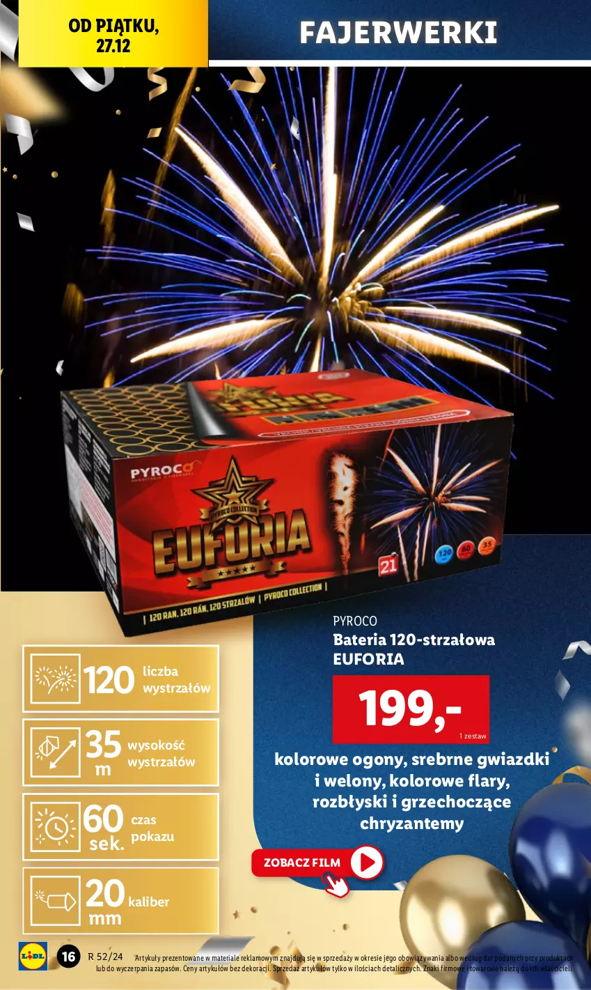 Gazetka promocyjna Lidl - GAZETKA - ważna 23.12 do 28.12.2024 - strona 18 - produkty: Bateria, Fa, Sok, Strzałów