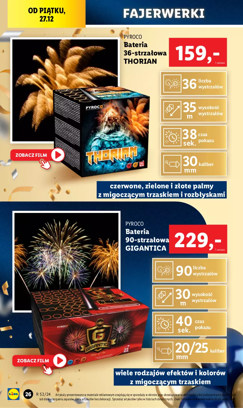 Gazetka promocyjna Lidl - GAZETKA - ważna 23.12 do 28.12.2024 - strona 28 - produkty: Bateria, Fa, Sok, Strzałów