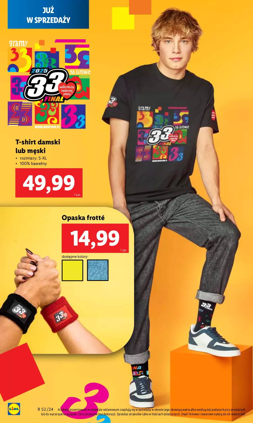 Gazetka promocyjna Lidl - GAZETKA - ważna 23.12 do 28.12.2024 - strona 52 - produkty: Opaska, T-shirt