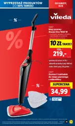 Gazetka promocyjna Lidl - GAZETKA - Gazetka - ważna od 28.12 do 28.12.2024 - strona 37 - produkty: Mop, Mop parowy, Vileda, Dywan