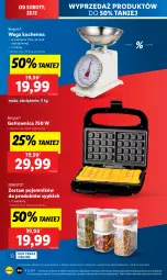 Gazetka promocyjna Lidl - GAZETKA - Gazetka - ważna od 28.12 do 28.12.2024 - strona 46 - produkty: Gofrownica, Pojemnik, Waga