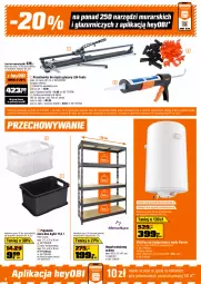 Gazetka promocyjna Obi - Gazetka OBI - Gazetka - ważna od 28.07 do 28.07.2026 - strona 8 - produkty: Piec, Top, Mop, Wylewka samopoziomująca, Przecinarka, Klej, Pojemnik, Tran, Regał, Płyta, Pistolet, Grunt, Płyta osb, Lazur, Regał metalowy, Cement, Ceresit