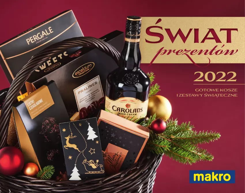 Gazetka promocyjna Makro - Świat prezentów - gotowe kosze i zestawy świąteczne oferta z alkoholem - ważna 16.10 do 23.12.2022 - strona 1 - produkty: Kosz