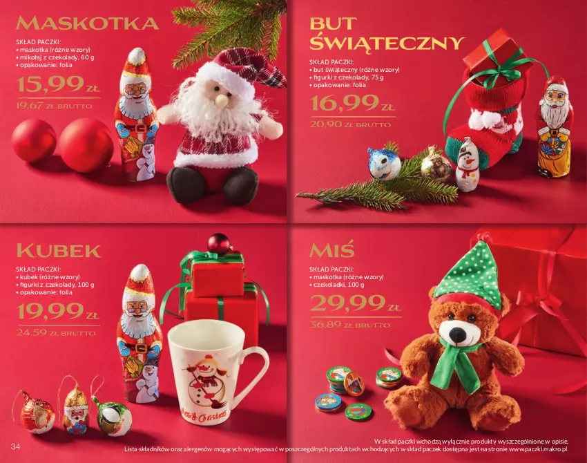 Gazetka promocyjna Makro - Świat prezentów - gotowe kosze i zestawy świąteczne oferta z alkoholem - ważna 16.10 do 23.12.2022 - strona 34 - produkty: Kubek