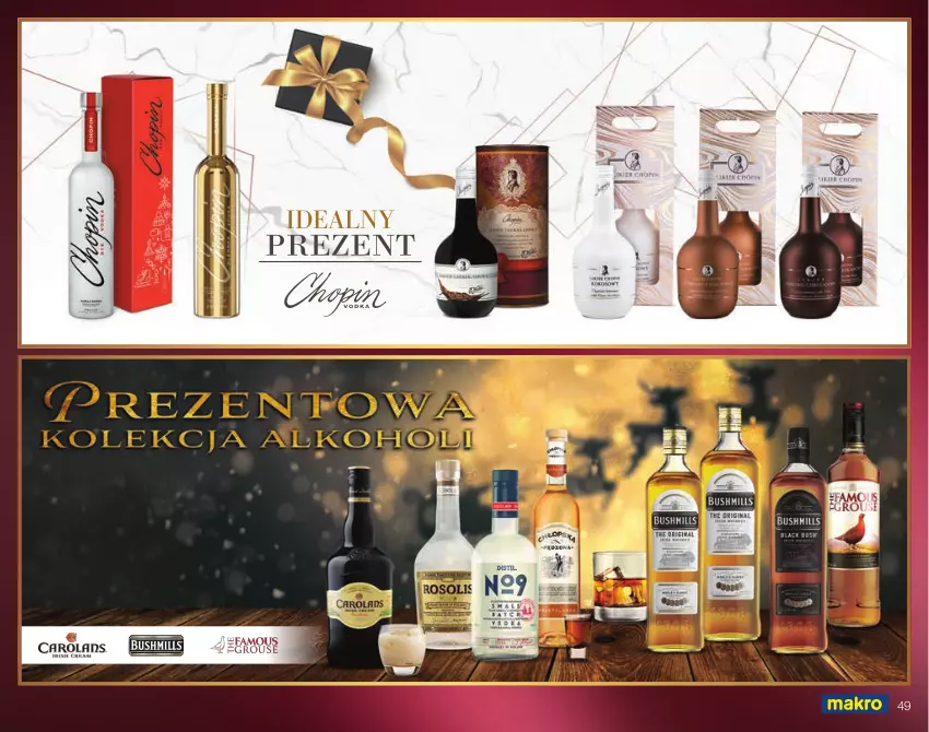 Gazetka promocyjna Makro - Świat prezentów - gotowe kosze i zestawy świąteczne oferta z alkoholem - ważna 16.10 do 23.12.2022 - strona 49