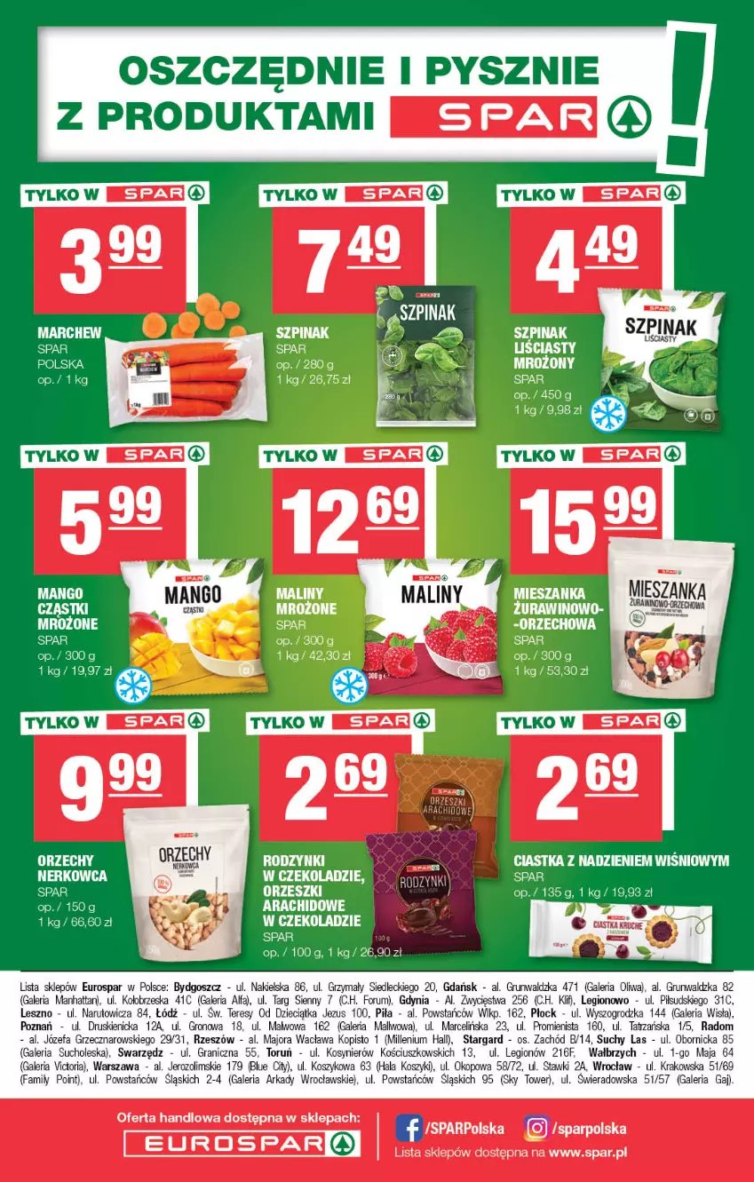 Gazetka promocyjna Spar - EuroSpar - ważna 29.01 do 08.02.2023 - strona 16 - produkty: Ciastka, Dzieci, Fa, Gra, Kosz, Rodzynki, Rum, Szpinak