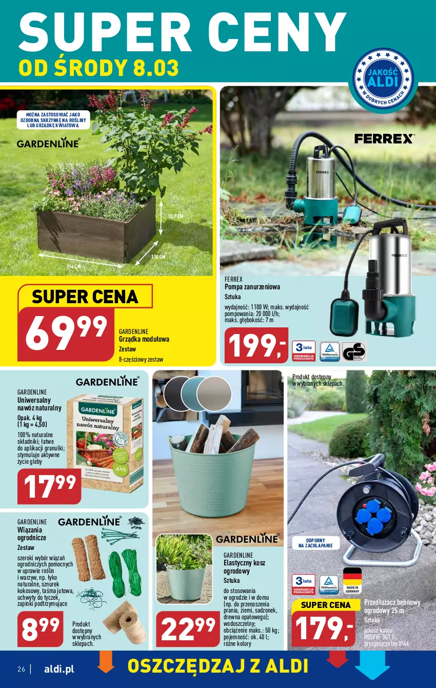 Gazetka promocyjna Aldi - Pełny katalog - ważna 06.03 do 11.03.2023 - strona 26 - produkty: Gra, Kokos, Kosz, Nawóz, Por, Sznurek, Uchwyty