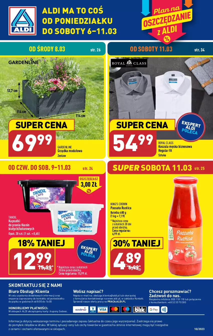 Gazetka promocyjna Aldi - Pełny katalog - ważna 06.03 do 11.03.2023 - strona 38 - produkty: Biuro, Kapsułki do prania, Kosz, Koszula, O nas, Por, Rust