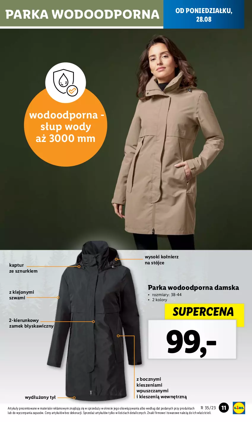 Gazetka promocyjna Lidl - GAZETKA - ważna 28.08 do 02.09.2023 - strona 11 - produkty: Klej, Parka, Por, Sok