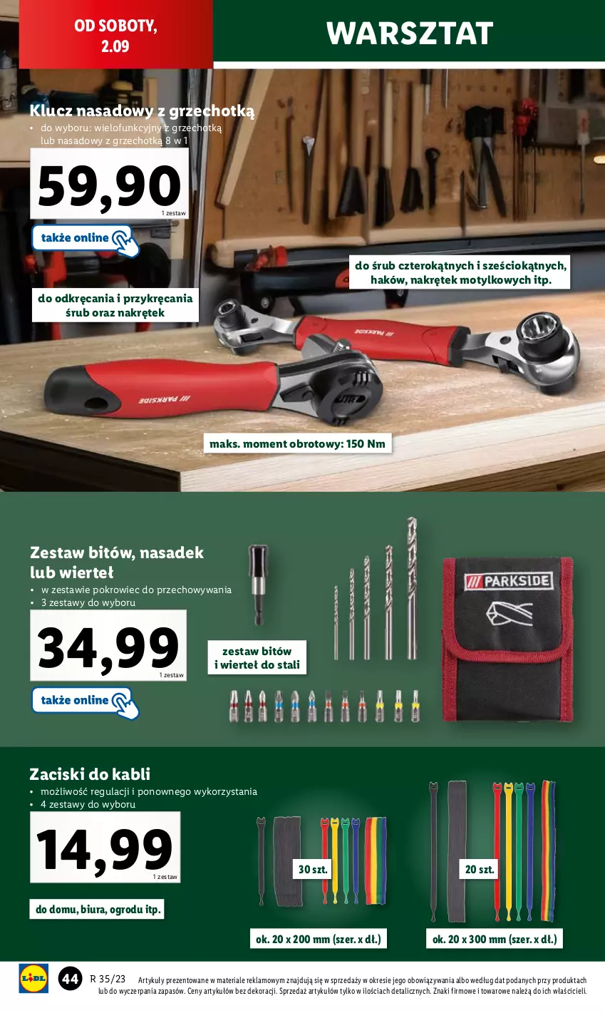 Gazetka promocyjna Lidl - GAZETKA - ważna 28.08 do 02.09.2023 - strona 50 - produkty: Pokrowiec