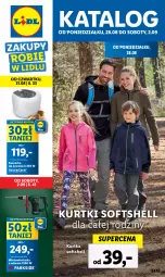 Gazetka promocyjna Lidl - GAZETKA - Gazetka - ważna od 02.09 do 02.09.2023 - strona 1 - produkty: Wiertarka, Kurtka, Tarka, Kurtka softshell, Młot, Młotowiertarka, Suszarka